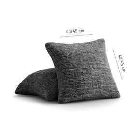 Printed Microfibra - 2 Fundas Cojines Black Pepper