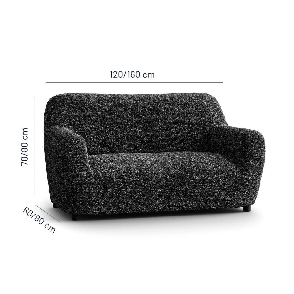 Printed Microfibra - Funda Sofa 2 cuerpos Anthracite