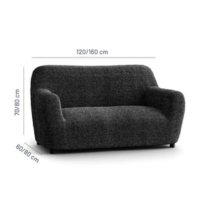 Printed Microfibra - Funda Sofa 2 cuerpos Anthracite