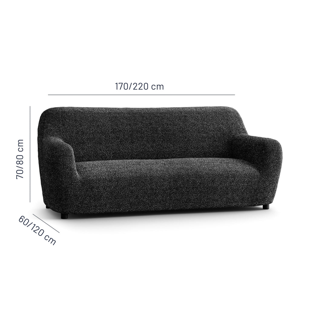 Printed Microfibra - Funda Sofa 3 cuerpos Anthracite