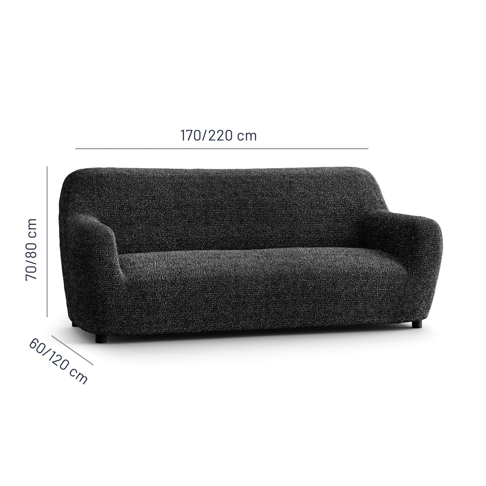 Printed Microfibra - Funda Sofa 3 cuerpos Anthracite