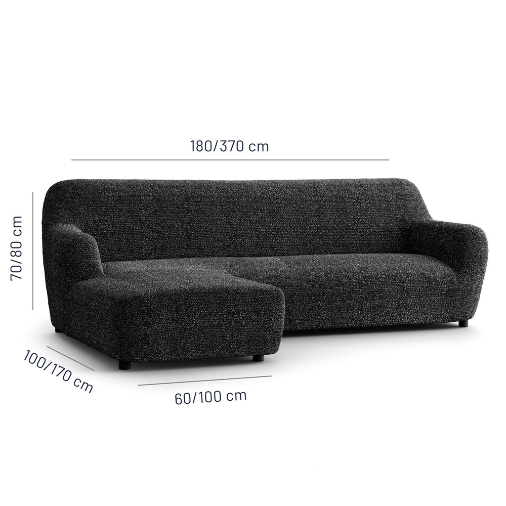 Printed Microfibra - Funda Sofa L Izquierdo Anthracite