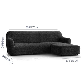 Printed Microfibra - Funda Sofa L Derecho Anthracite