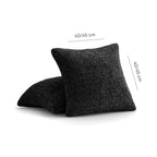 Printed Microfibra - 2 Fundas Cojines Anthracite