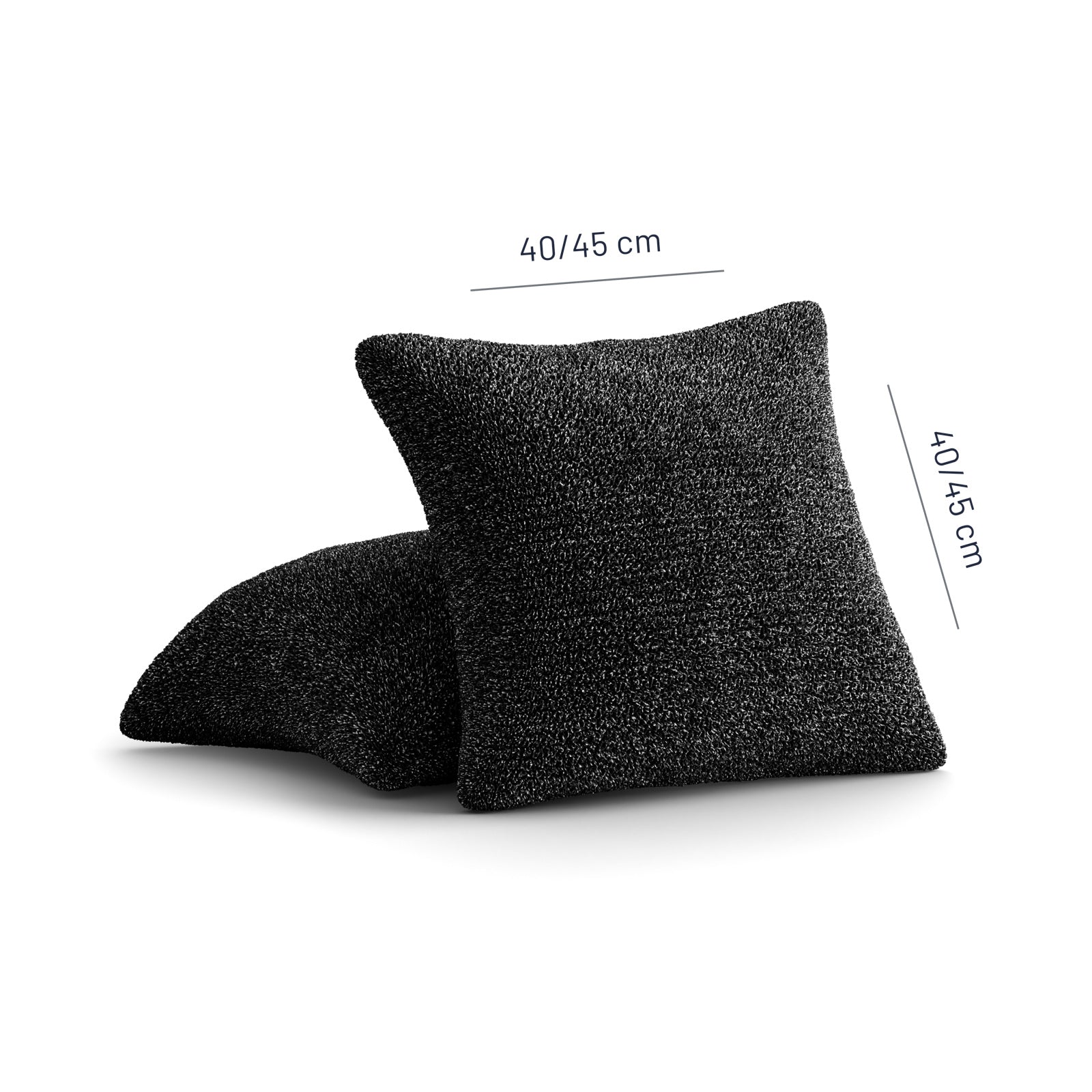 Printed Microfibra - 2 Fundas Cojines Anthracite