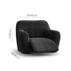 Printed Microfibra - Funda Berger Anthracite