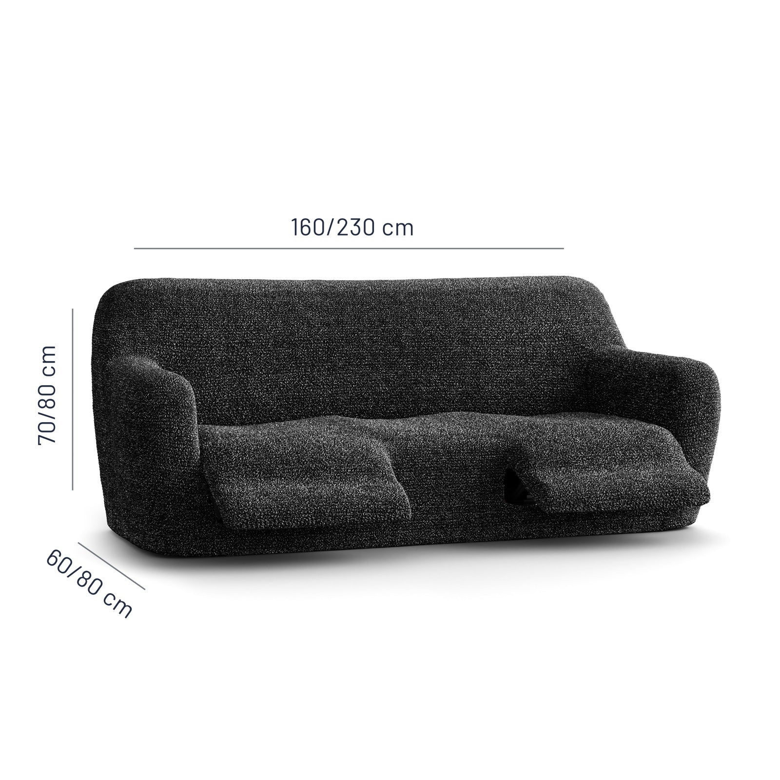 Printed Microfibra - Funda Berger 3 cuerpos Anthracite