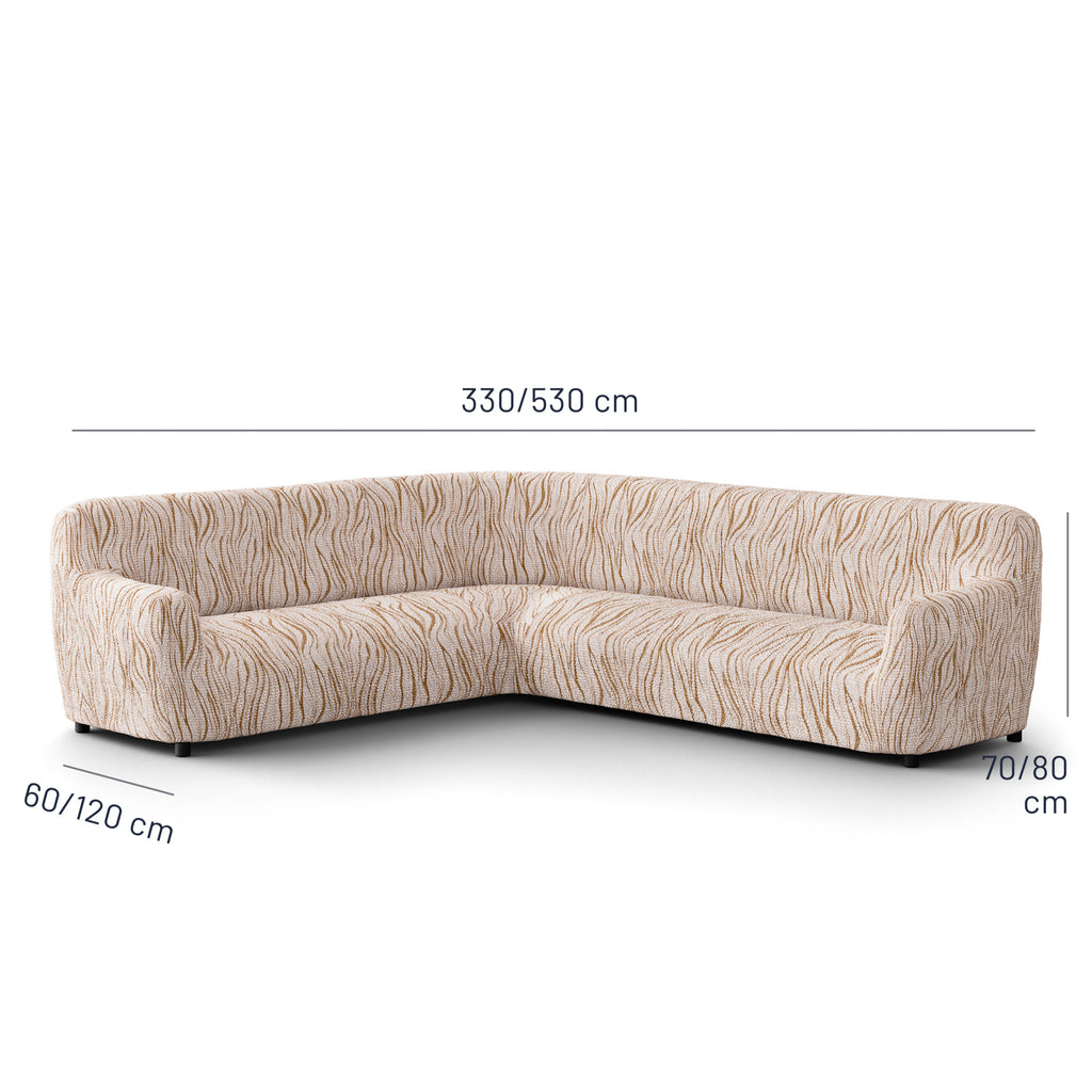 Printed Microfibra - Funda Sofa Esquinero Haze