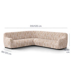 Printed Microfibra - Funda Sofa Esquinero Haze