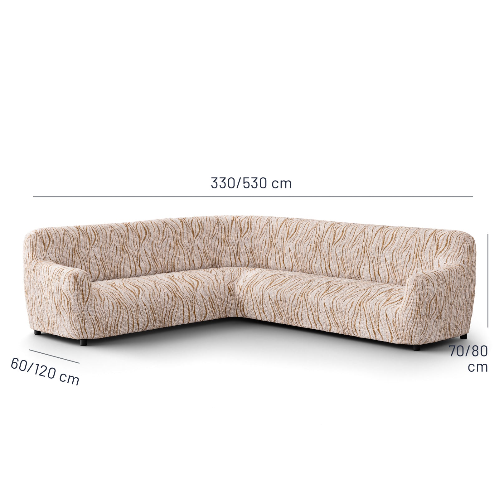 Printed Microfibra - Funda Sofa Esquinero Haze