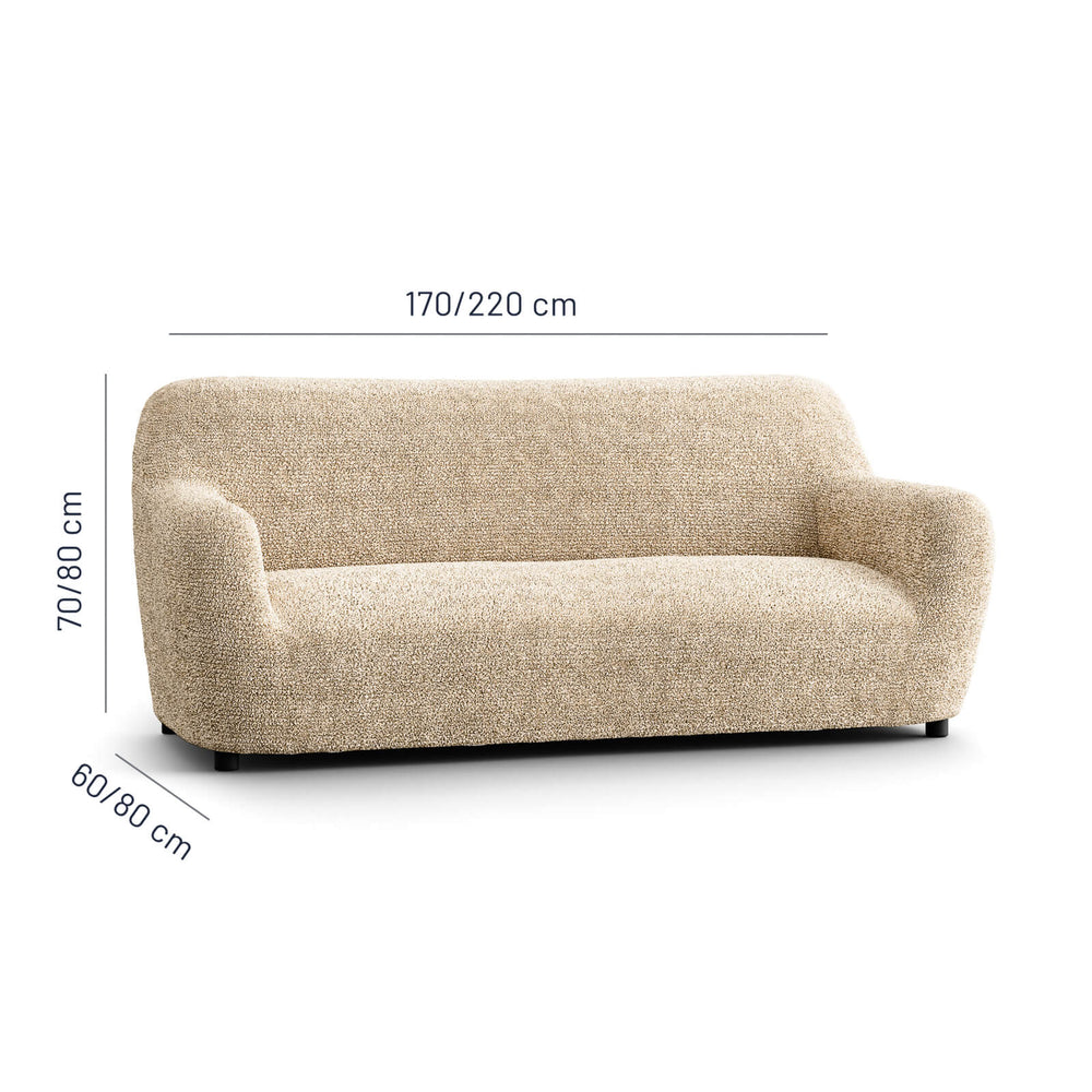 Printed Microfibra - Funda Sofa 3 cuerpos Sand