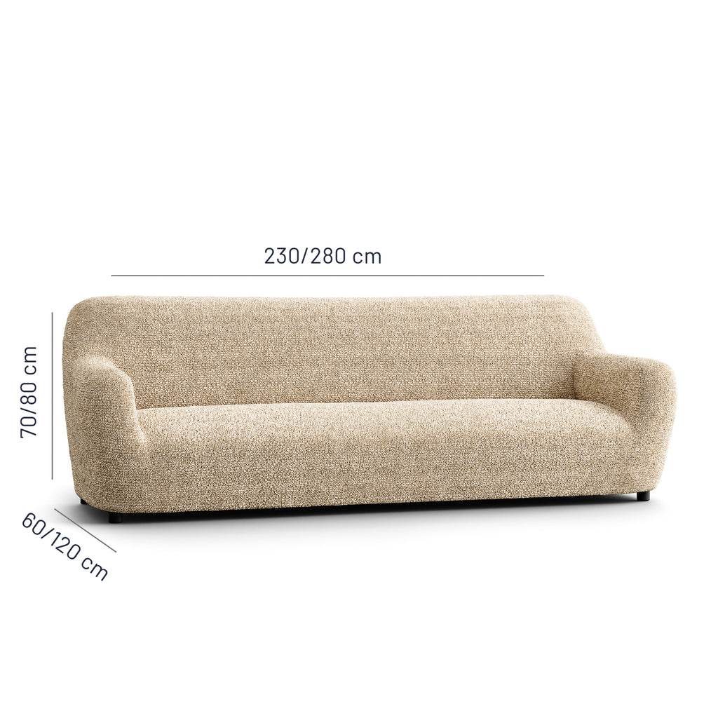 Printed Microfibra - Funda Sofa 4 cuerpos Sand