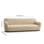 Printed Microfibra - Funda Sofa 4 cuerpos Sand