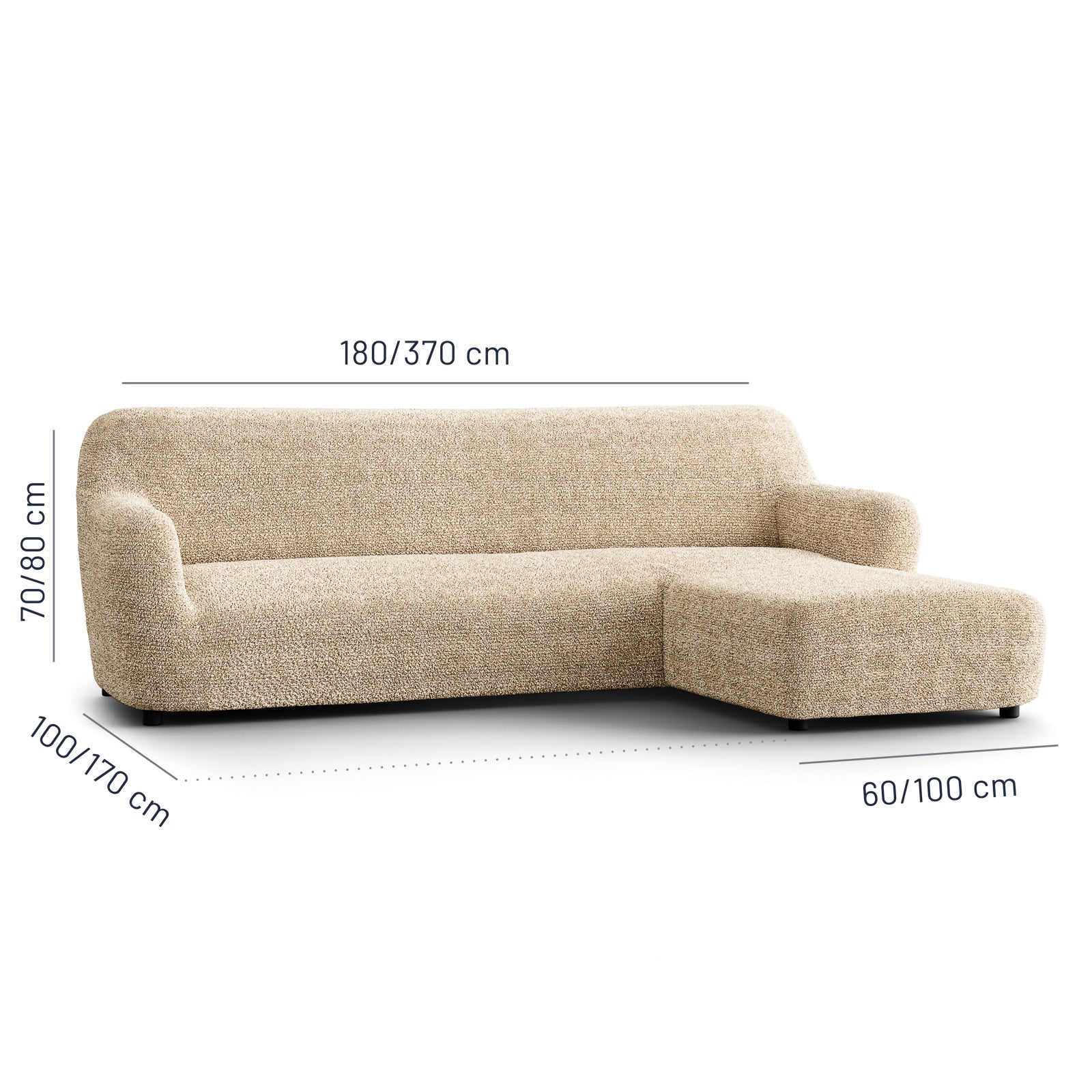 Printed Microfibra - Funda Sofa L Derecho Sand