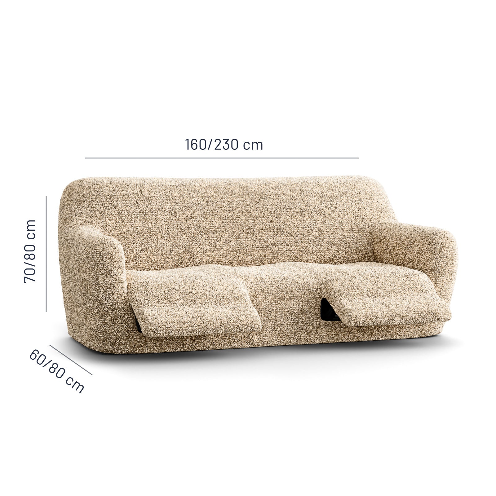 Printed Microfibra - Funda Berger 3 cuerpos Sand