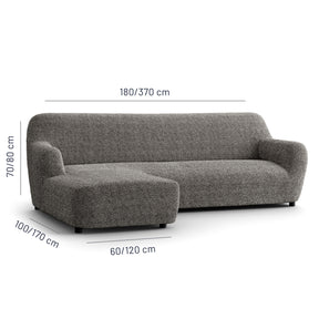 Printed Microfibra - Funda Sofa L Derecho Basalt