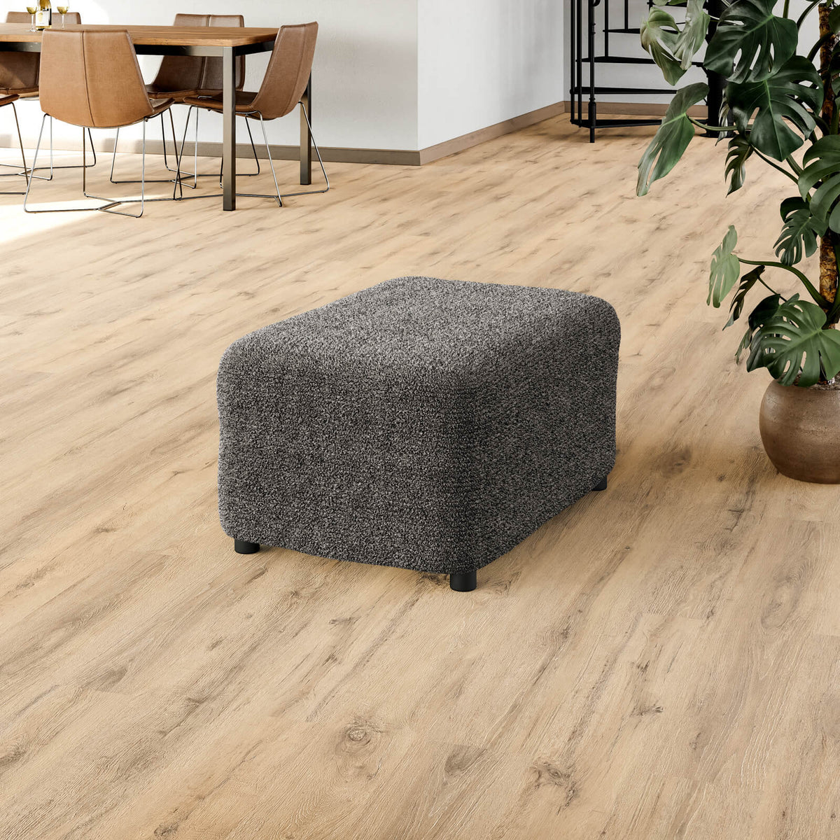 Printed Microfibra - Funda Ottomana Basalt
