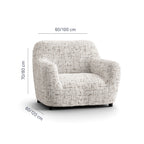 Printed Microfibra - Funda Sillon Stracciatella