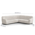 Printed Microfibra - Funda Sofa Esquinero Stracciatella