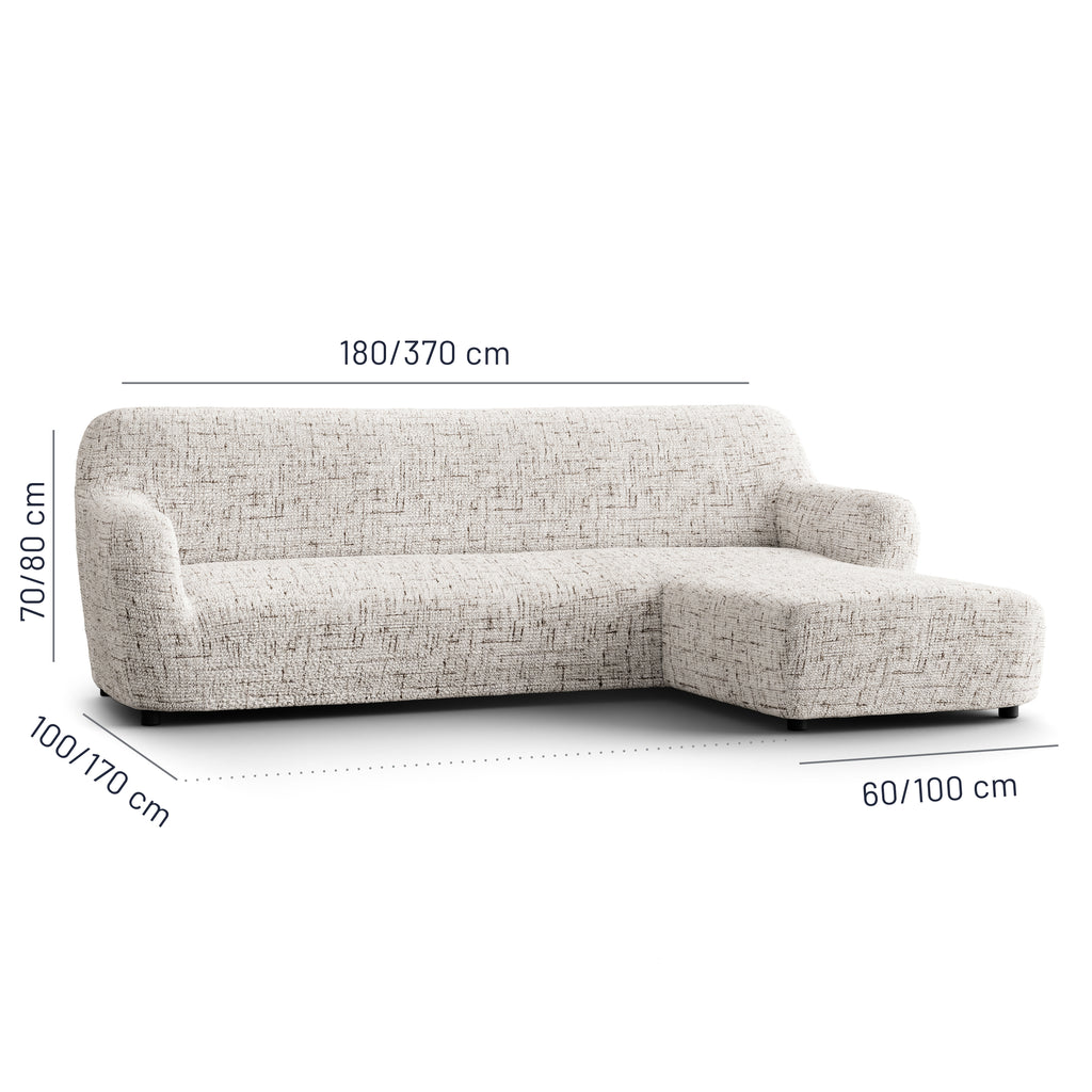 Printed Microfibra - Funda Sofa L Derecho Stracciatella