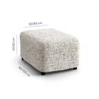 Printed Microfibra - Funda Ottomana Stracciatella