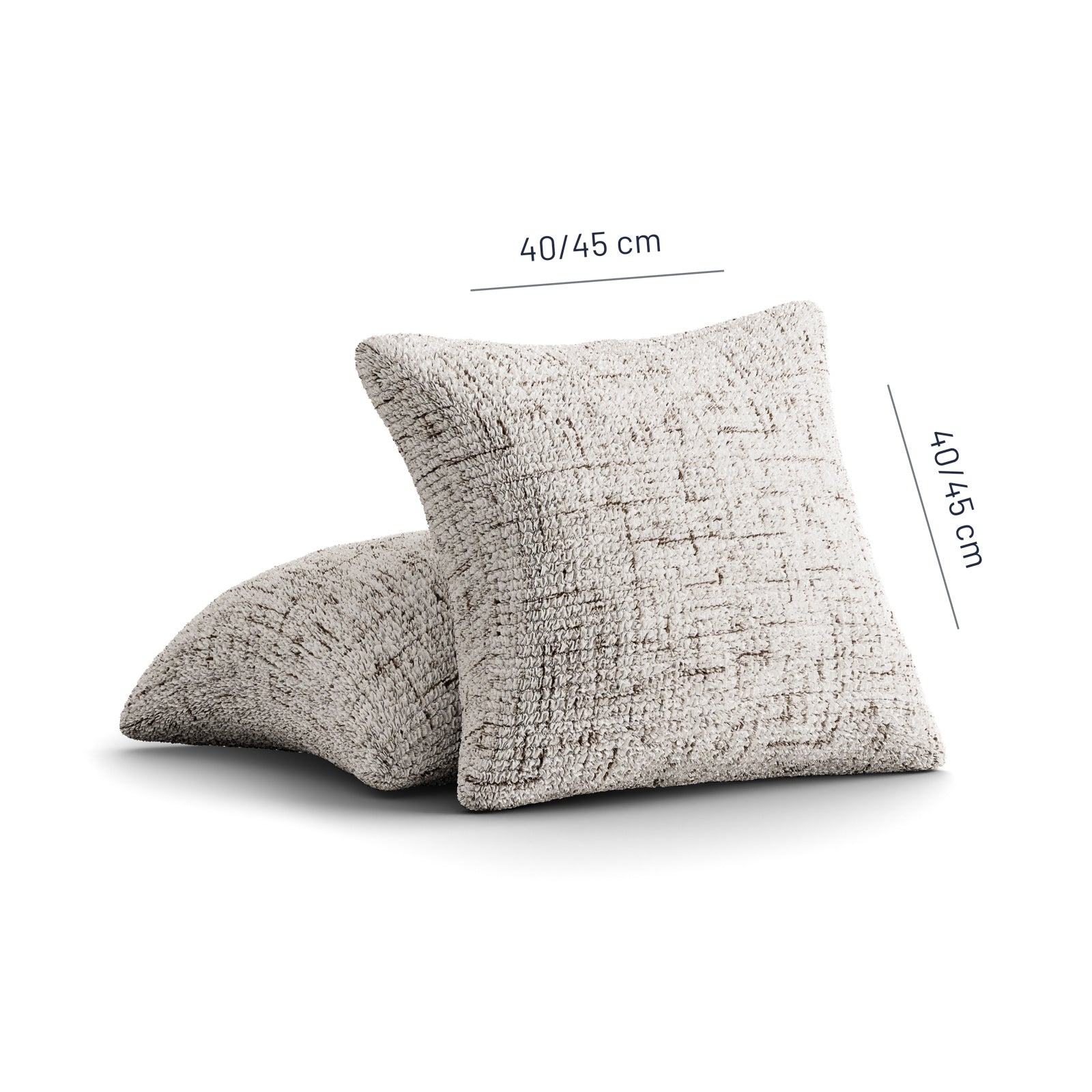 Printed Microfibra - 2 Fundas Cojines Stracciatella