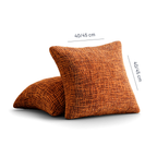 Printed Microfibra - 2 Fundas Cojines Bronze