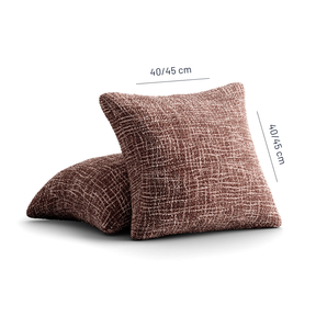 Printed Microfibra - 2 Fundas Cojines Warm
