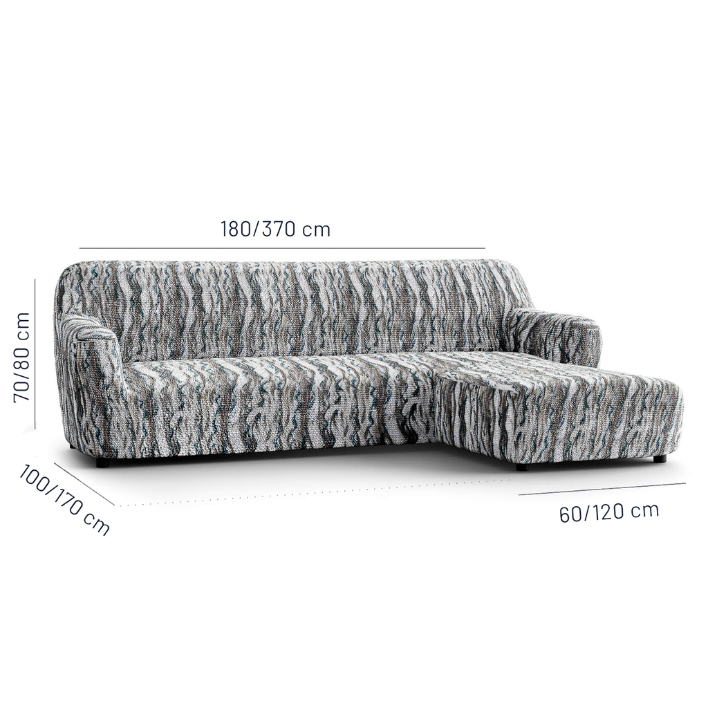 Printed Microfibra - Funda Sofa L Derecho Marble