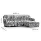 Printed Microfibra - Funda Sofa L Derecho Marble