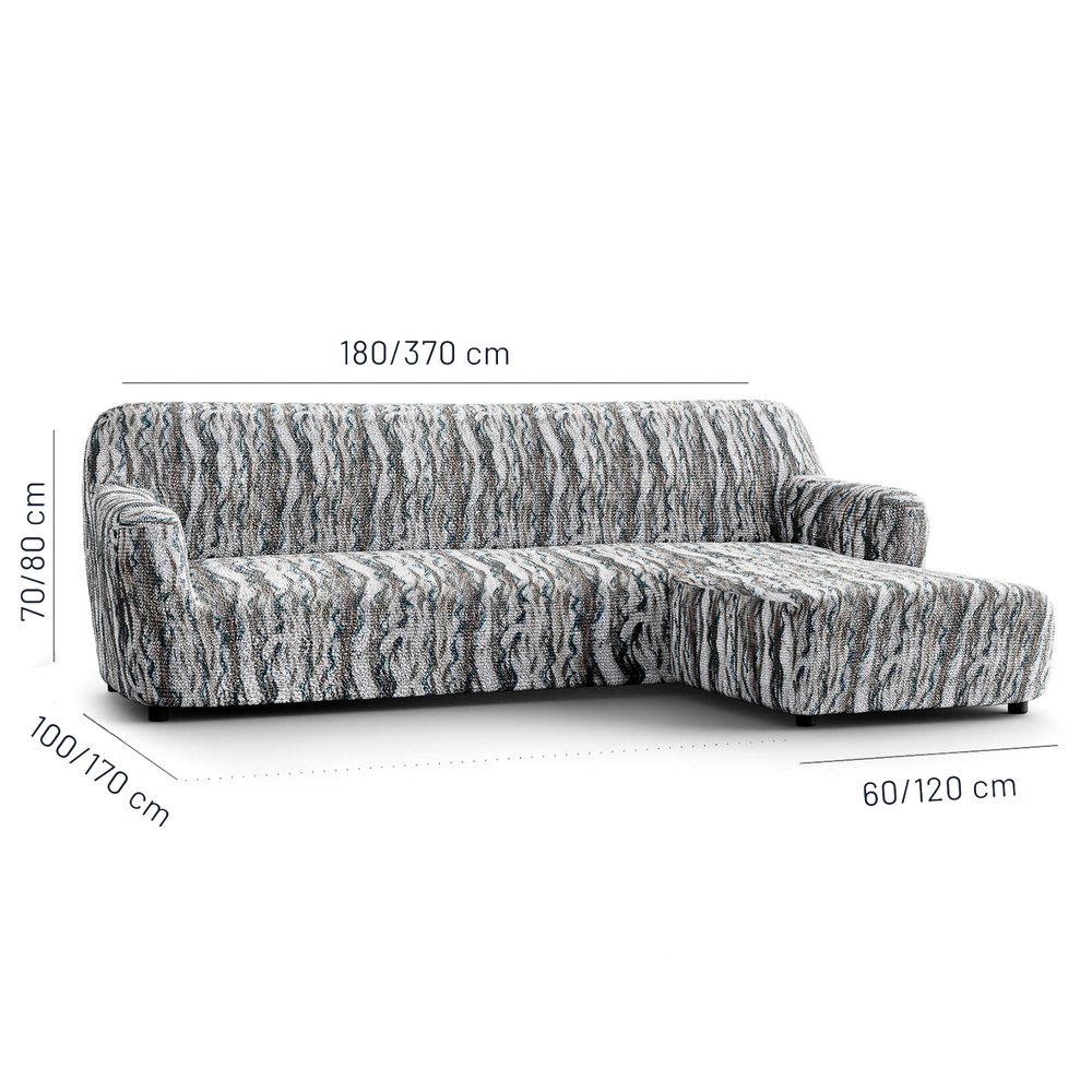 Printed Microfibra - Funda Sofa L Derecho Marble