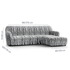 Printed Microfibra - Funda Sofa L Derecho Marble