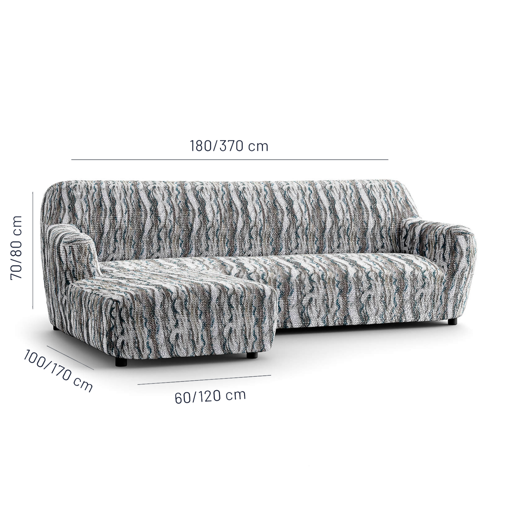 Printed Microfibra - Funda Sofa L Izquierdo Marble
