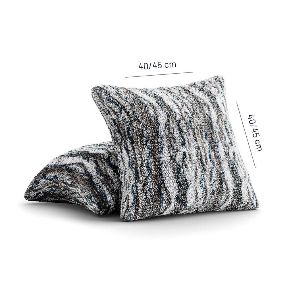 Printed Microfibra - 2 Fundas Cojines Marble