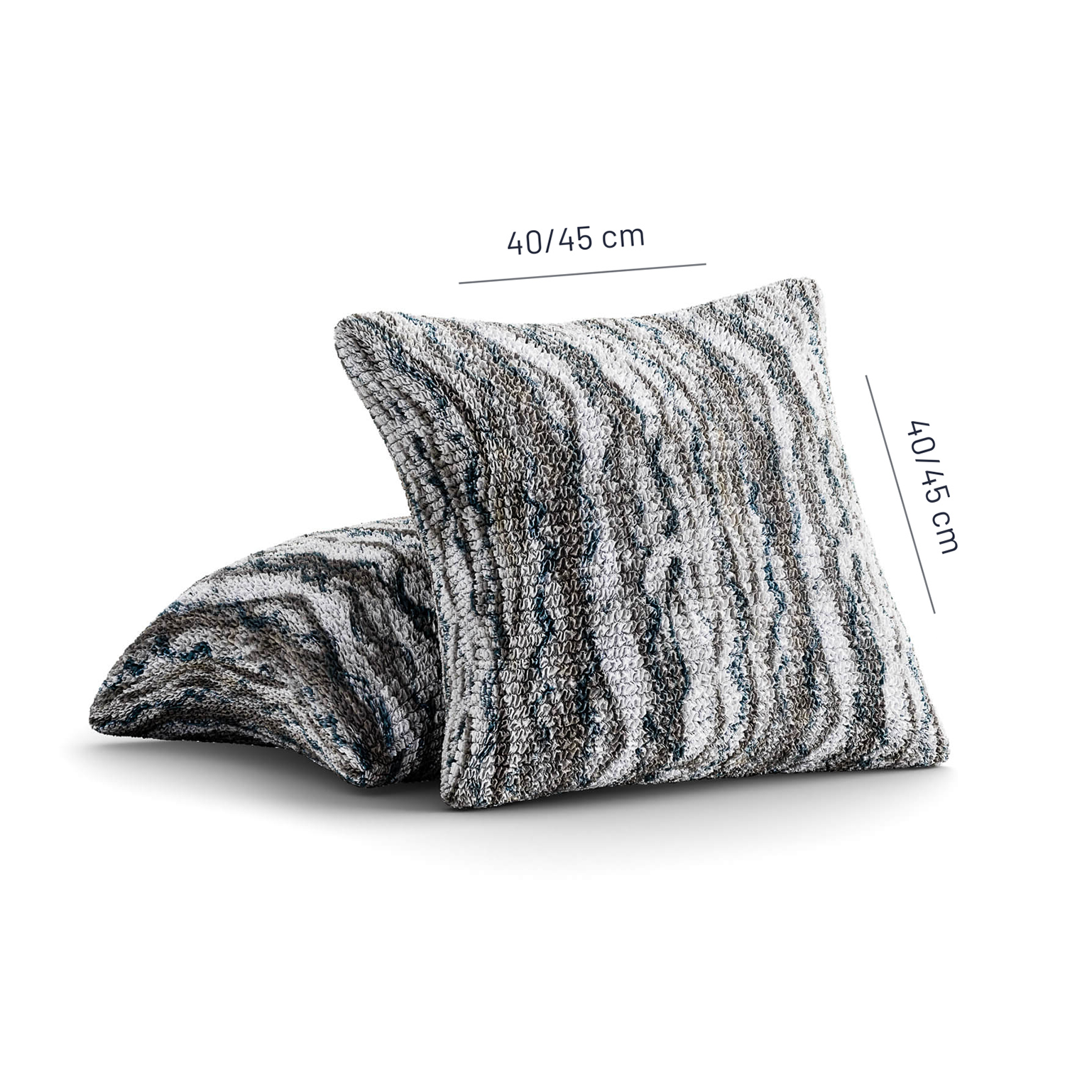 Printed Microfibra - 2 Fundas Cojines Marble