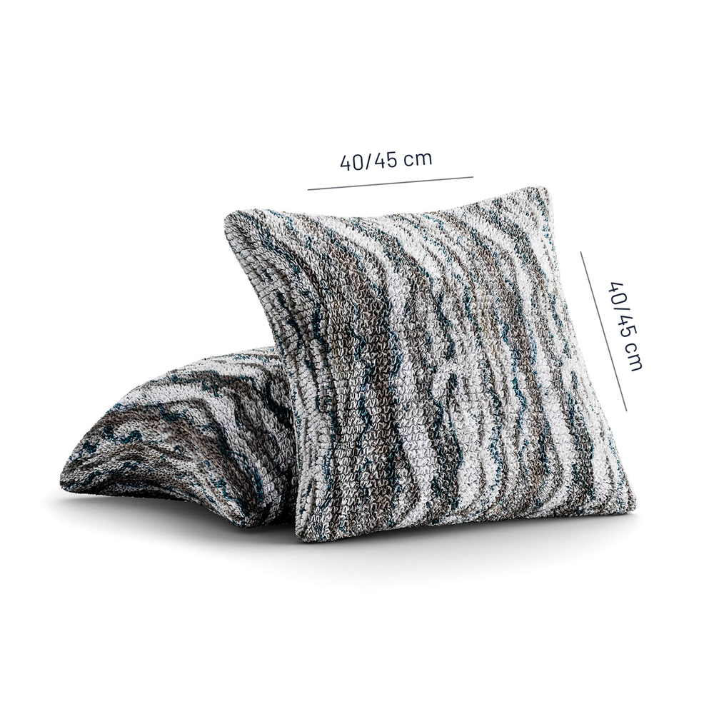 Printed Microfibra - 2 Fundas Cojines Marble