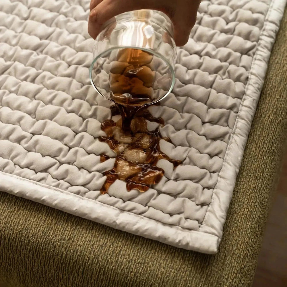 Microfibra - Protector Impermeable para Sofa 3 cuerpos Gris