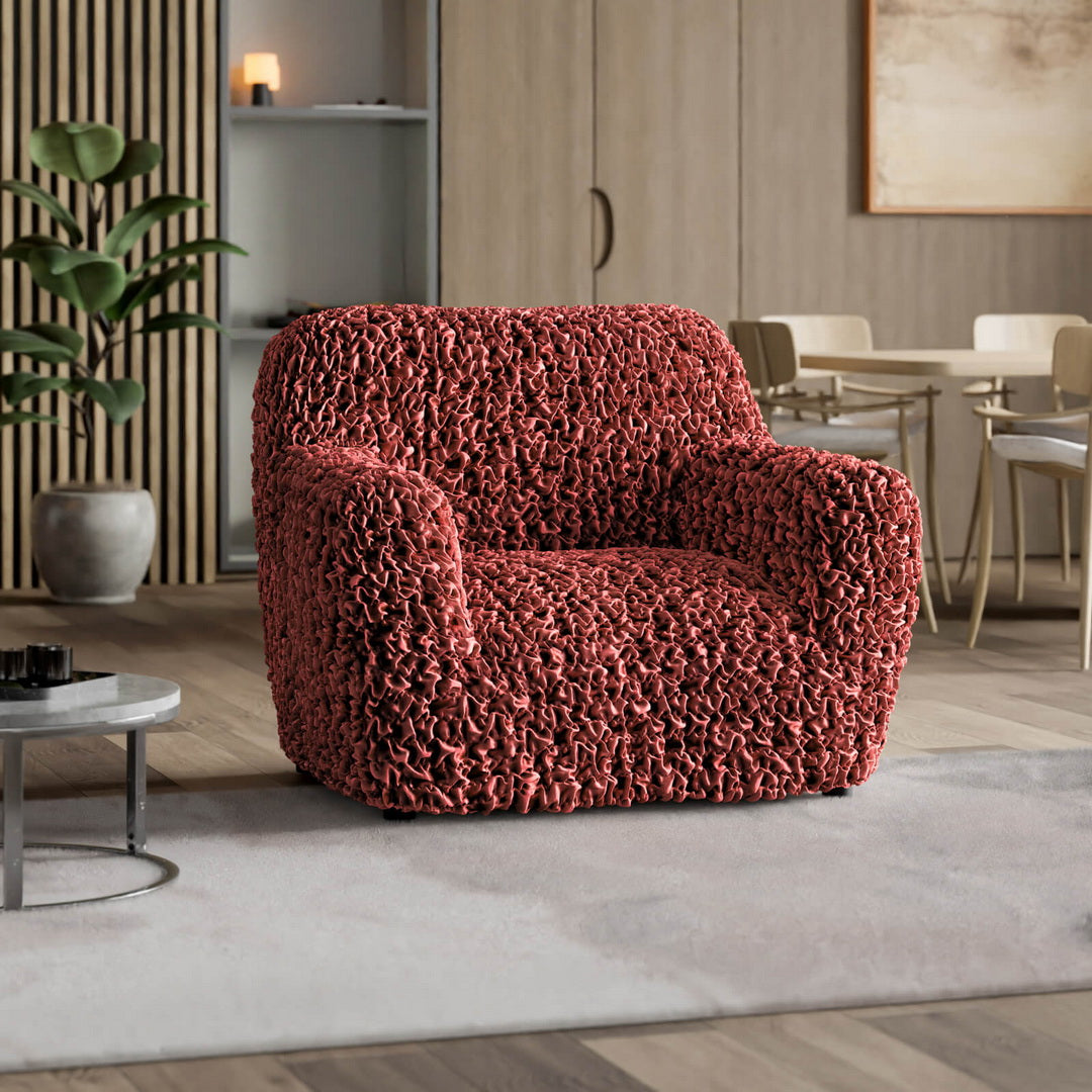 Fuco Velvet - Funda Sillon Bordeaux