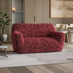 Fuco Velvet - Funda Sofa 2 cuerpos Bordeaux