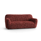 Fuco Velvet - Funda Sofa 3 cuerpos Bordeaux