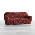 Fuco Velvet - Funda Sofa 3 cuerpos Bordeaux