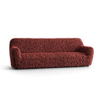 Fuco Velvet - Funda Sofa 4 cuerpos Bordeaux