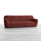 Fuco Velvet - Funda Sofa 4 cuerpos Bordeaux
