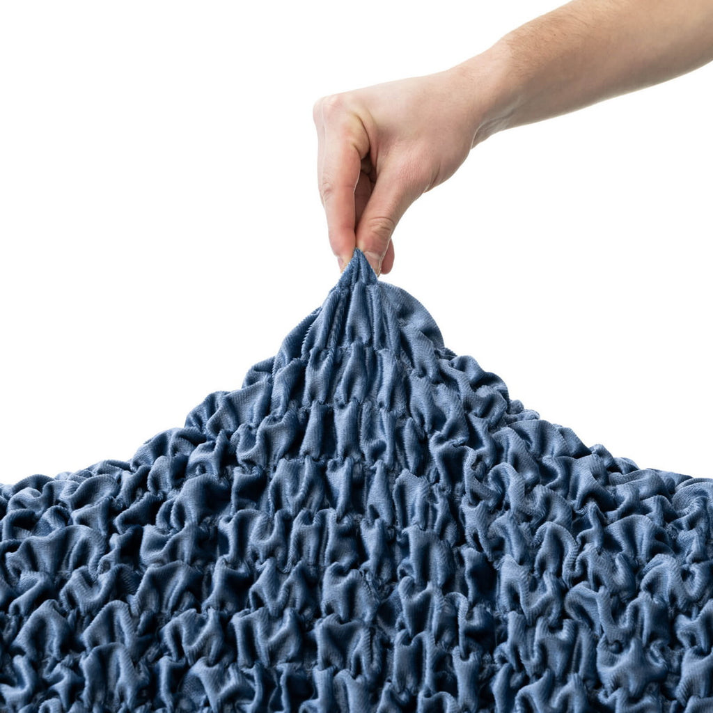 Fuco Velvet - Funda Futon Blue