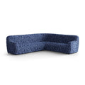 Fuco Velvet - Funda Sofa Esquinero Blue