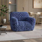 Fuco Velvet - Funda Sillon Blue