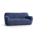 Fuco Velvet - Funda Sofa 3 cuerpos Blue