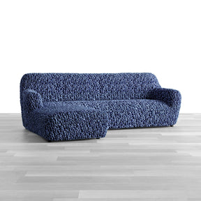Fuco Velvet - Funda Sofa L Izquierdo Blue