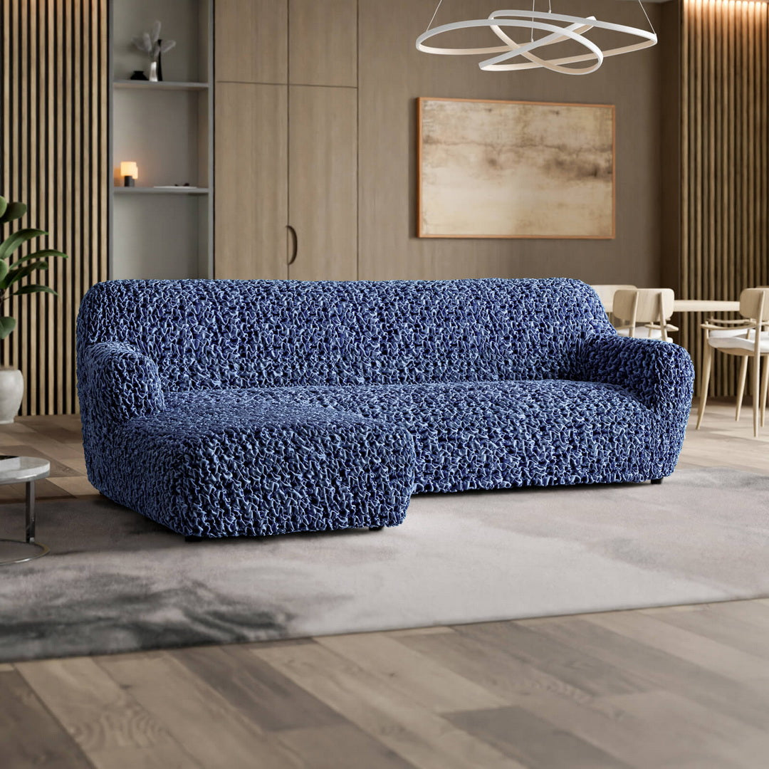 Fuco Velvet - Funda Sofa L Izquierdo Blue