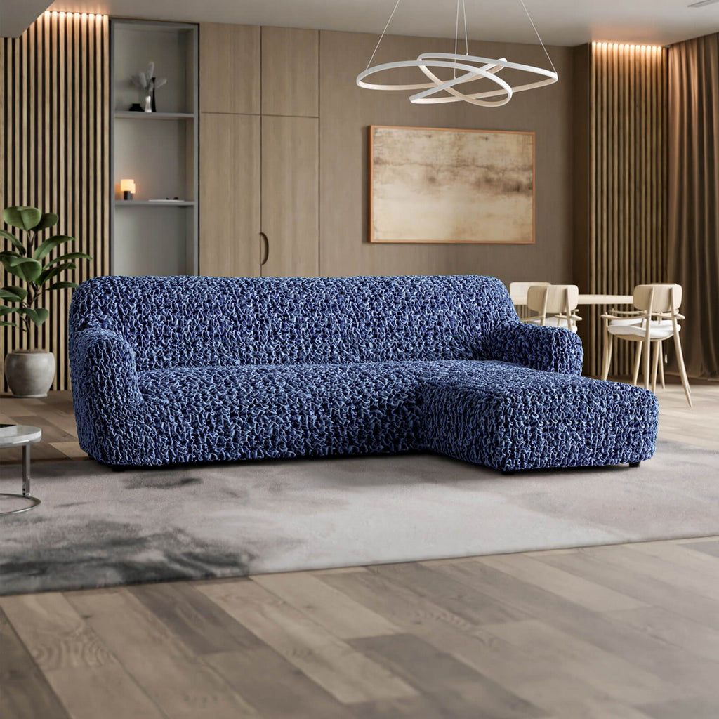 Fuco Velvet - Funda Sofa L Derecho Blue